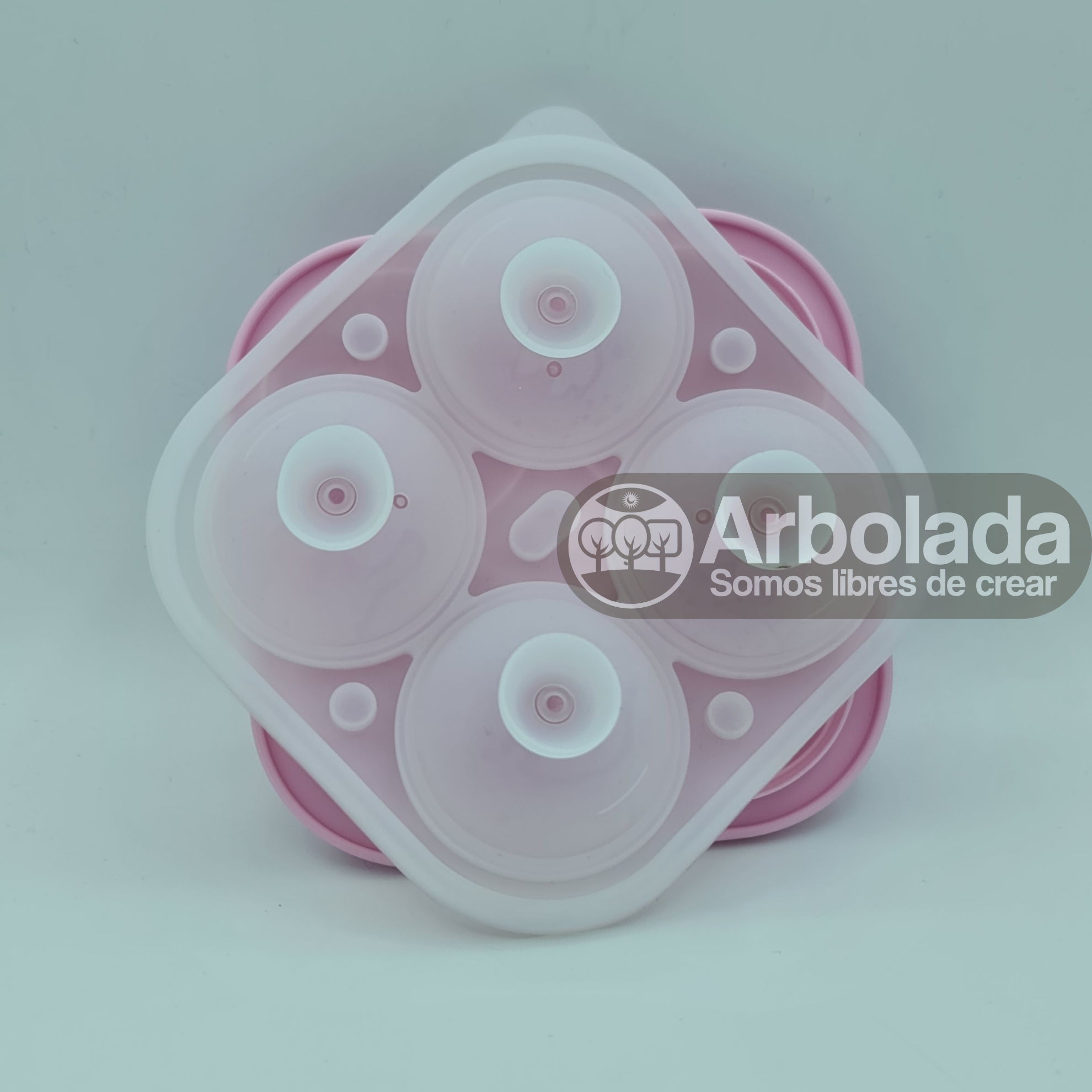 Molde Rosa 3D Esfera 