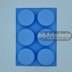 Molde Pastilla Recta (6 cavidades)