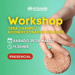 Workshop "Crea champú y acondicionador sólidos" 