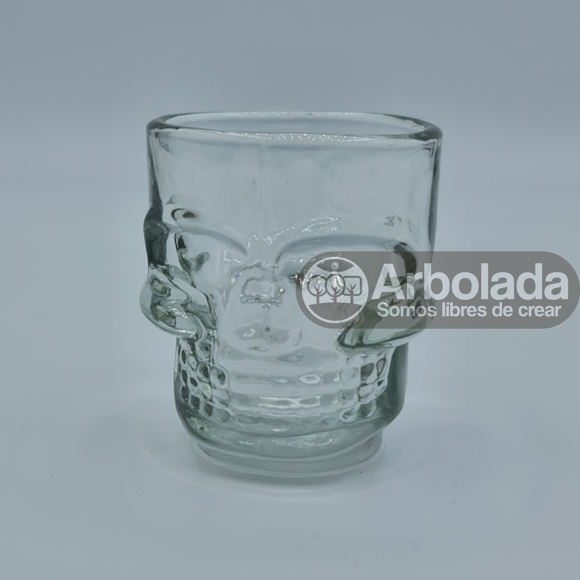 Vaso Vidrio Calavera