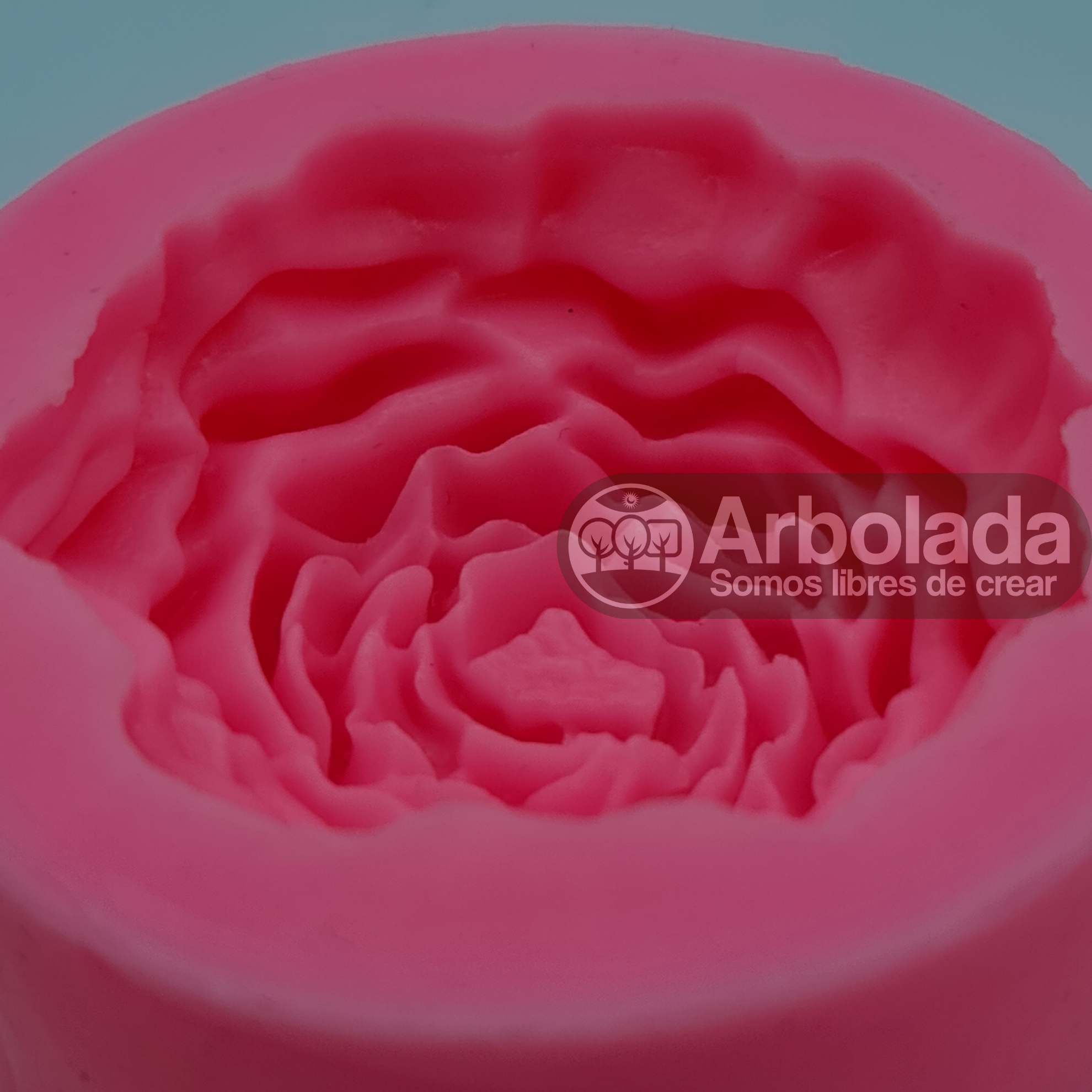 Molde 3D flor grande  