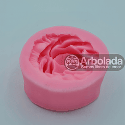 Molde 3D flor mediana