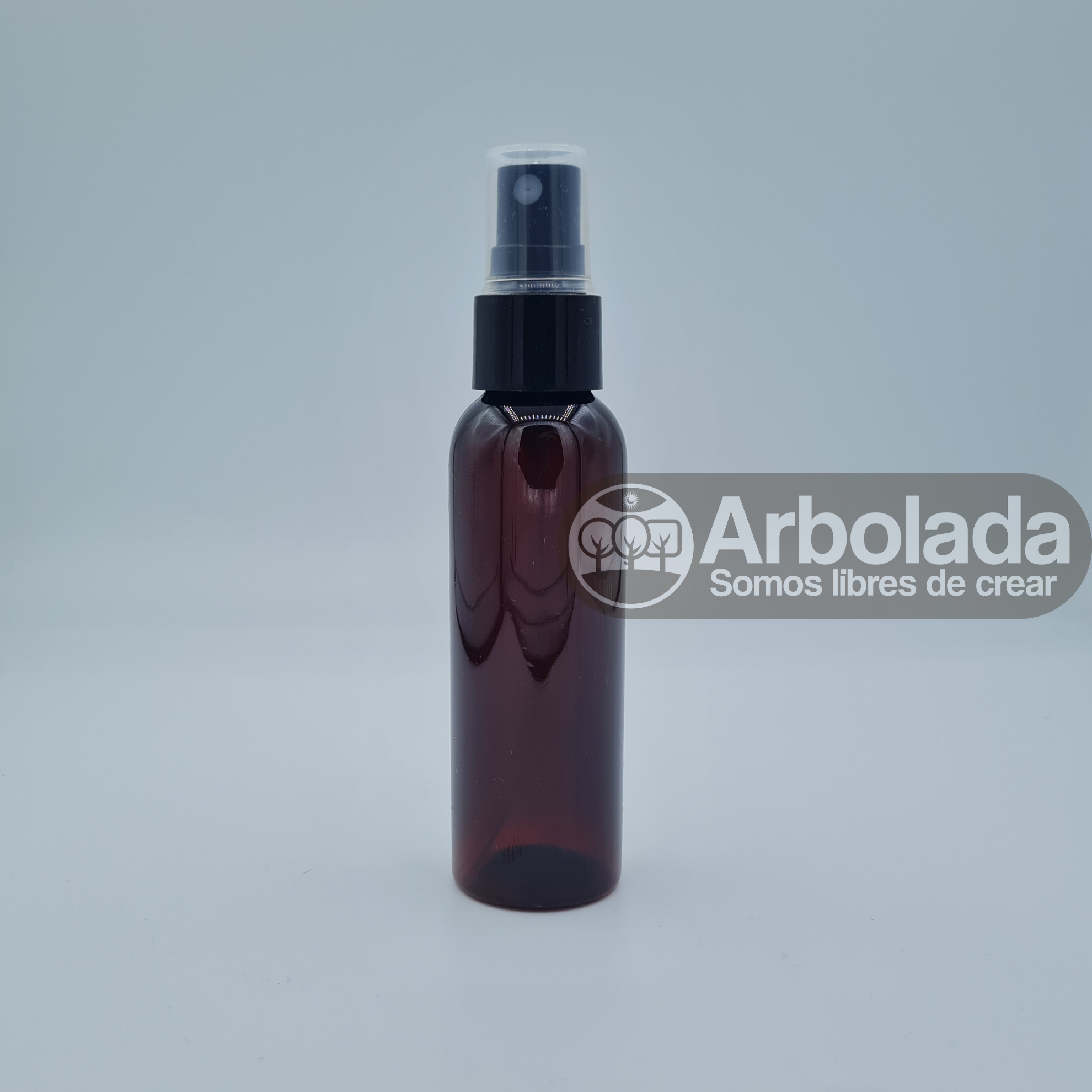 Botella pet ámbar 60ml spray