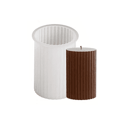 Molde Cilindro con Líneas