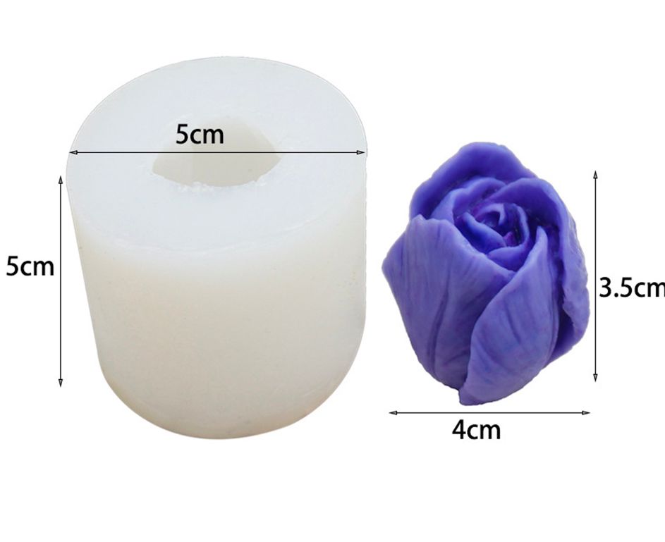Molde Flor Tulipán 3d