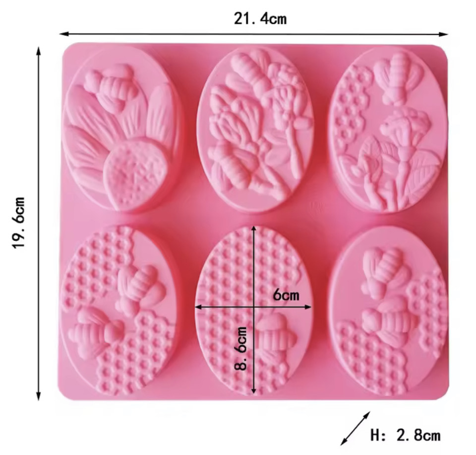 Molde Panal de abeja ovalado 