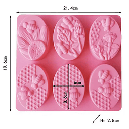 Molde Panal de abeja ovalado 