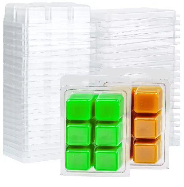 Molde Wax Melt, cubo 6 cavidades