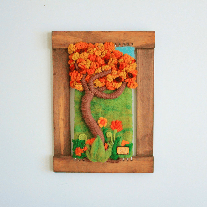 Telar Decorativo -  Arbol de la vida Otoñal 1