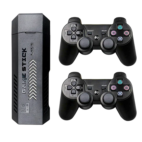 Game Stick X2 Plus con Mandos Recargables Tipo PS3