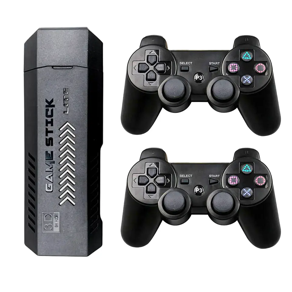 Game Stick X2 Plus con Mandos Recargables Tipo PS3 1
