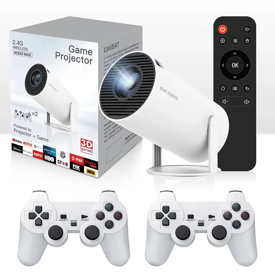 M300 Max: 3 en 1 | Consola Retro | Proyector | Android TV 1