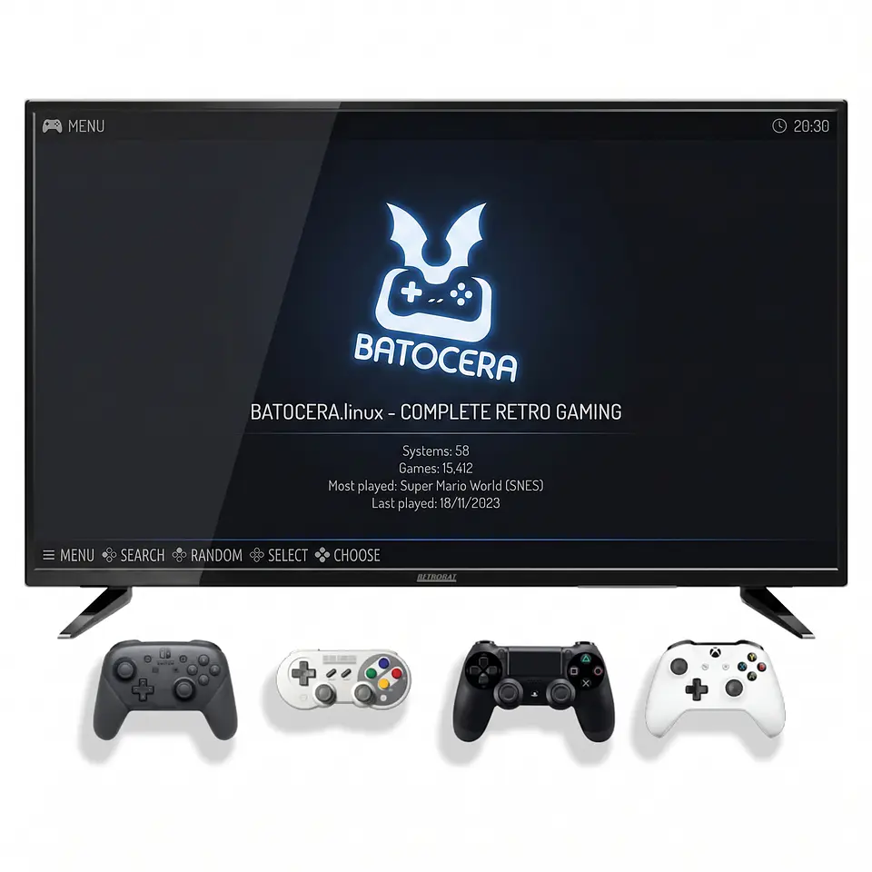 🎮 Batocera 64GB para PC | Consola Retro Plug & Play lista para disfrutar 1