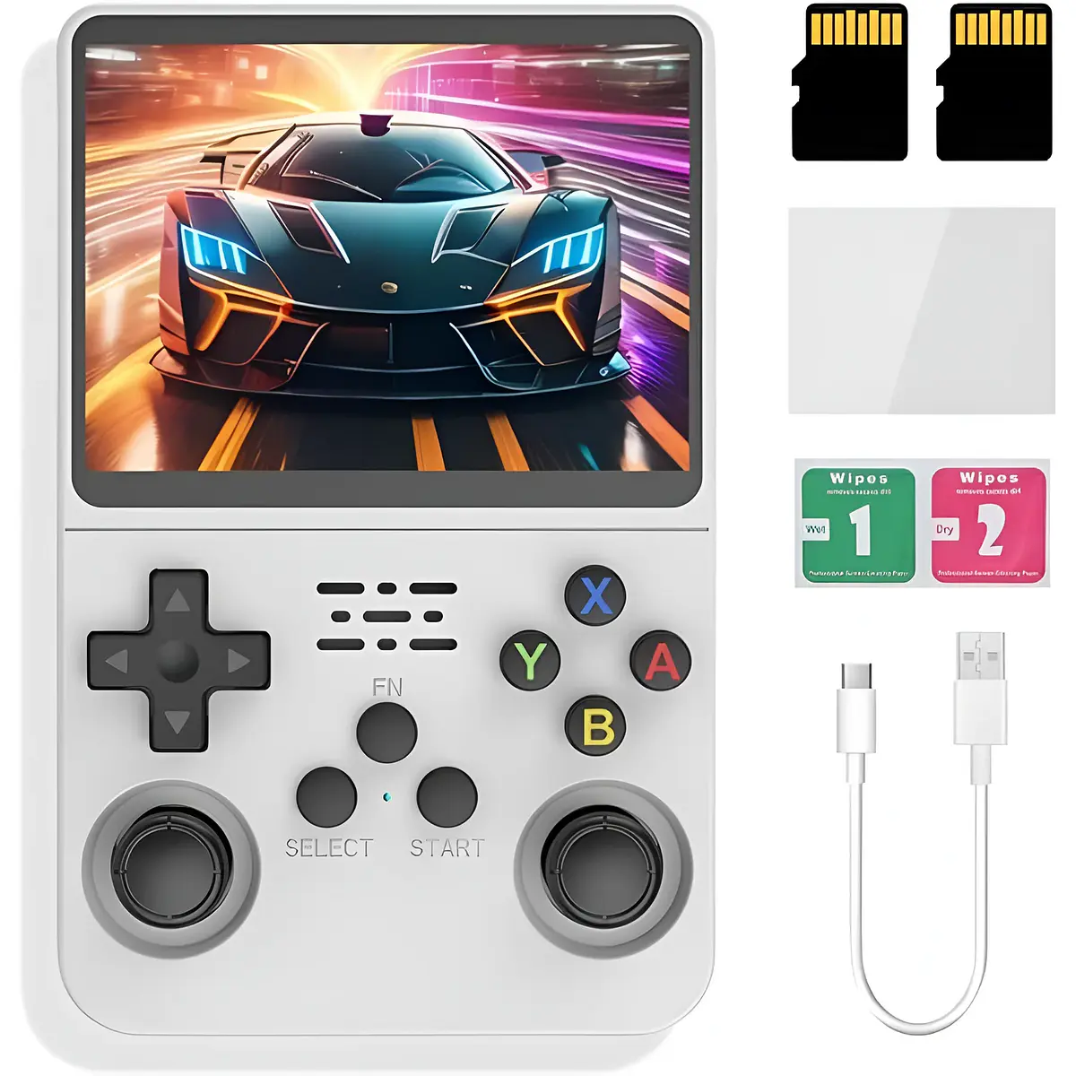 <b></b><p class="MsoNormal" style="margin: 0cm 0cm 0.0001pt; font-size: 12pt; font-family: Calibri, sans-serif; color: #000000; text-align: start;"><span style="font-size: 22.5pt; font-family: " open="" sans",="" serif;="" color:="" #09nannan;="" background:="" white;"=""><b>¿Qué Incluye La Caja?<o:p></o:p></b></span></p>
<p class="MsoNormal" style="margin: 0cm 0cm 0.0001pt; font-size: 12pt; font-family: Calibri, sans-serif; color: #000000; text-align: start;"><span style="font-size: 14pt; font-family: " open="" sans",="" serif;="" color:="" #09nannan;="" background:="" white;"=""><b><br><o:p></o:p></b></span></p>
<p class="MsoNormal" style="margin: 0cm 0cm 0.0001pt; font-size: 12pt; font-family: Calibri, sans-serif; color: #000000; text-align: start;"><span style="font-size: 14pt; font-family: " open="" sans",="" serif;="" color:="" #09nannan;="" background:="" white;"=""><o:p><b> </b></o:p></span></p>
<p class="MsoNormal" style="margin: 0cm 0cm 0.0001pt; font-size: 12pt; font-family: Calibri, sans-serif; color: #000000; text-align: start;"><span style="font-size: 14pt; font-family: " open="" sans",="" serif;="" color:="" #09nannan;="" background:="" white;"=""><b>1 Consola Retro Portátil R36S<o:p></o:p></b></span></p>
<p class="MsoNormal" style="margin: 0cm 0cm 0.0001pt; font-size: 12pt; font-family: Calibri, sans-serif; color: #000000; text-align: start;"><span style="font-size: 14pt; font-family: " open="" sans",="" serif;="" color:="" #09nannan;="" background:="" white;"=""><b>1 Cable USB tipo C</b></span></p>
<p class="MsoNormal" style="margin: 0cm 0cm 0.0001pt; font-size: 12pt; font-family: Calibri, sans-serif; color: #000000; text-align: start;"><span style="font-size: 14pt; font-family: " open="" sans",="" serif;="" color:="" #09nannan;="" background:="" white;"=""><b>1 Protector de pantallax</b></span></p>
<p class="MsoNormal" style="margin: 0cm 0cm 0.0001pt; font-size: 12pt; font-family: Calibri, sans-serif; color: #000000; text-align: start;"><span style="font-size: 14pt; font-family: " open="" sans",="" serif;="" color:="" #09nannan;="" background:="" white;"=""><b>1 Manual de usuario</b></span></p>
<p class="MsoNormal" style="margin: 0cm 0cm 0.0001pt; font-size: 12pt; font-family: Calibri, sans-serif; color: #000000; text-align: start;"><span style="font-size: 14pt; font-family: " open="" sans",="" serif;="" color:="" #09nannan;="" background:="" white;"=""><b>1 Memoria MicroSD de 64GB</b></span></p><br>