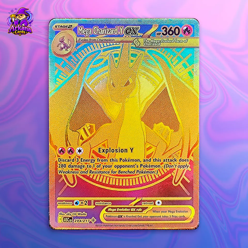 Mega Charizard Y EX - Gold 1