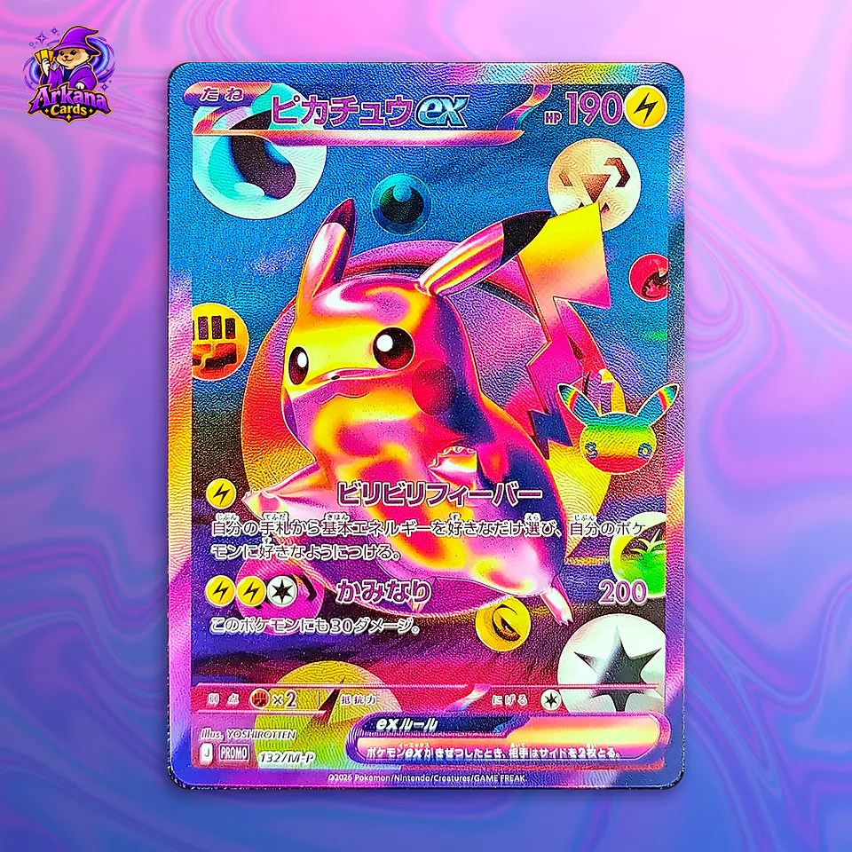 Pikachu EX (FUR) - 30th Aniv. Japonés 1