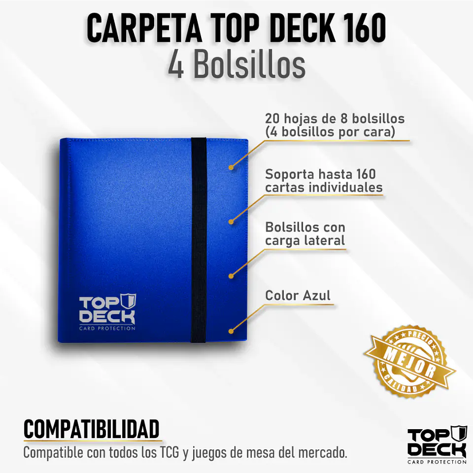 Carpeta Esencial 160 [3 colores] TOP DECK 2