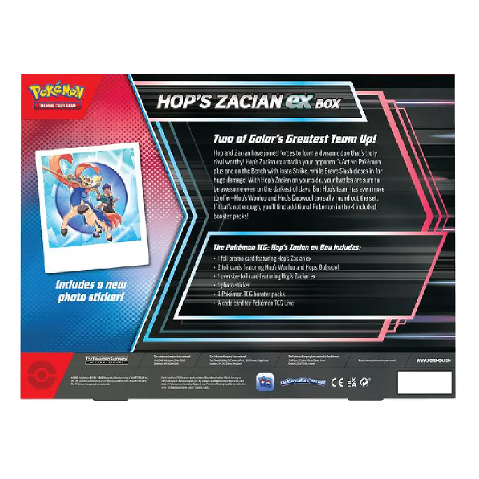 Pokemon Journey Together - Hop’s Zacian ex Box [un] [Inglés] 2