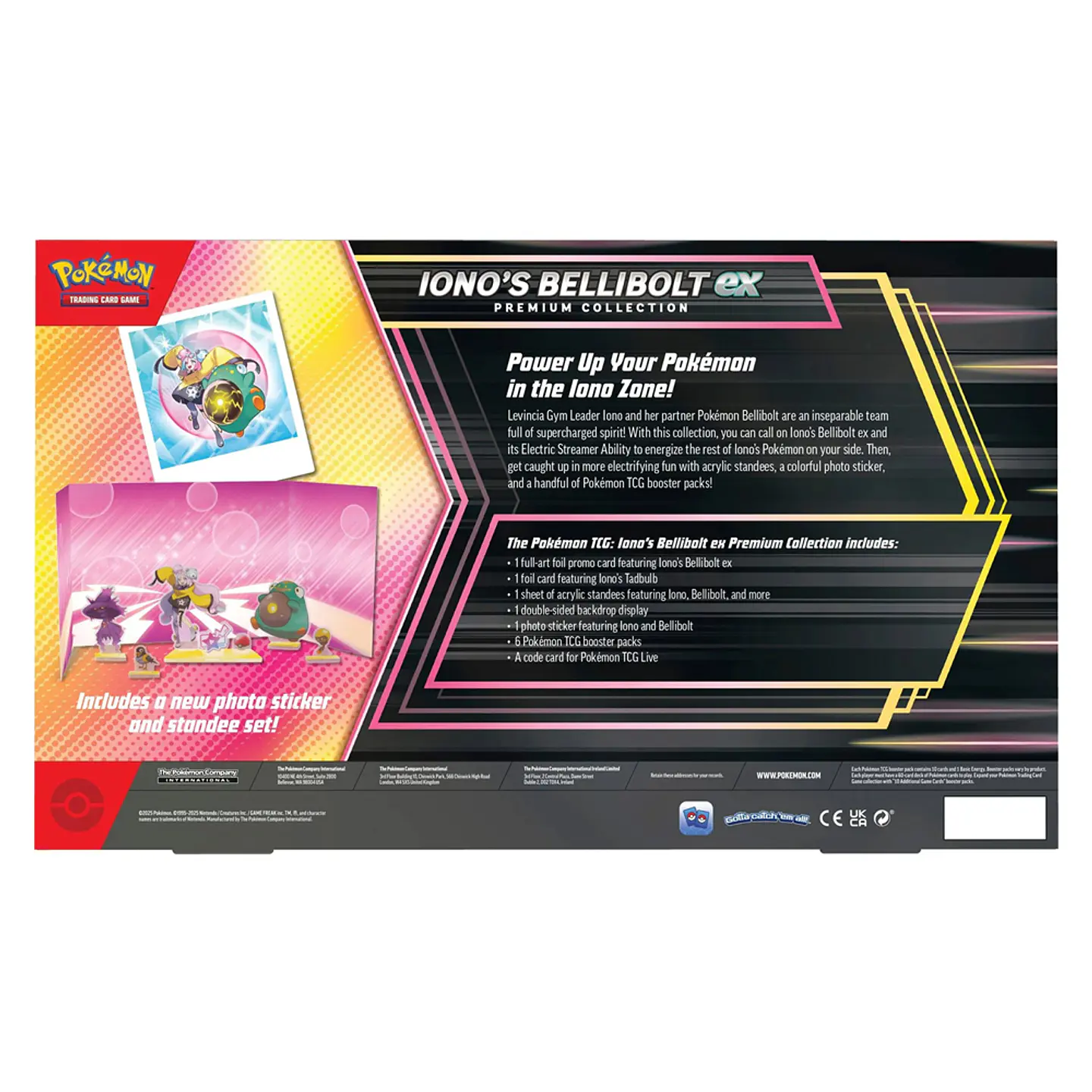 Pokemon - Iono’s Bellibolt ex Premium Collection [INGLÉS] 2