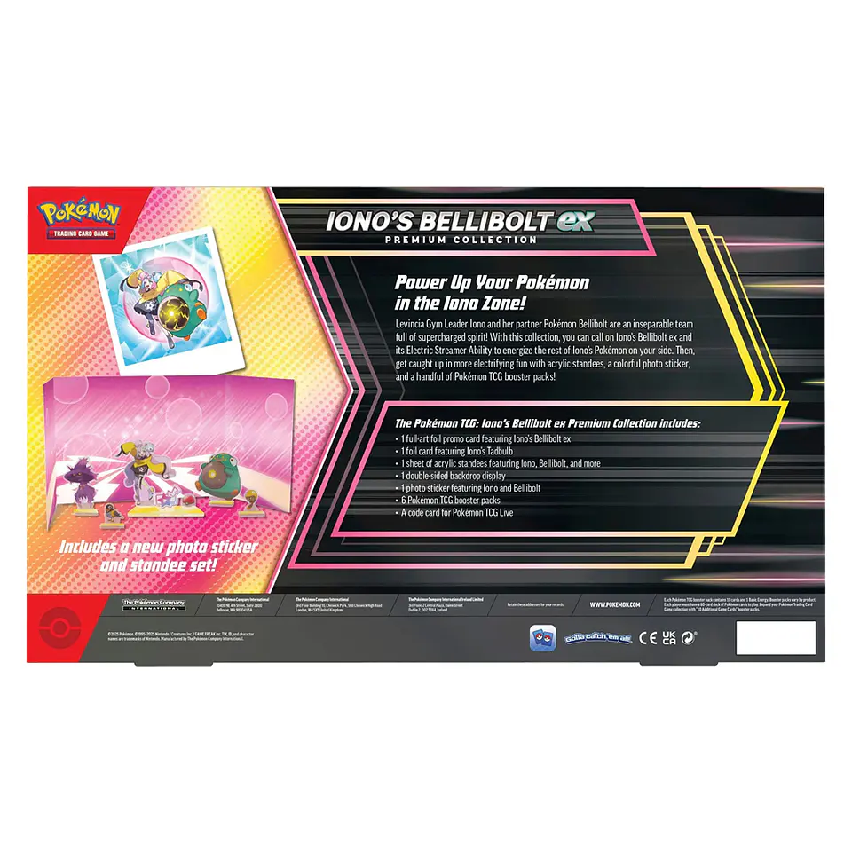 Pokemon - Iono’s Bellibolt ex Premium Collection [INGLÉS] 2
