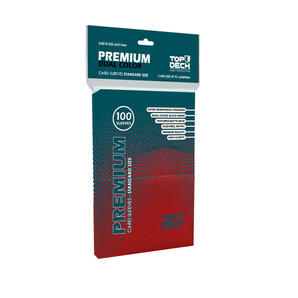 Protectores Premium - Standard 66x91 [100un] [3 colores] TOP DECK 6