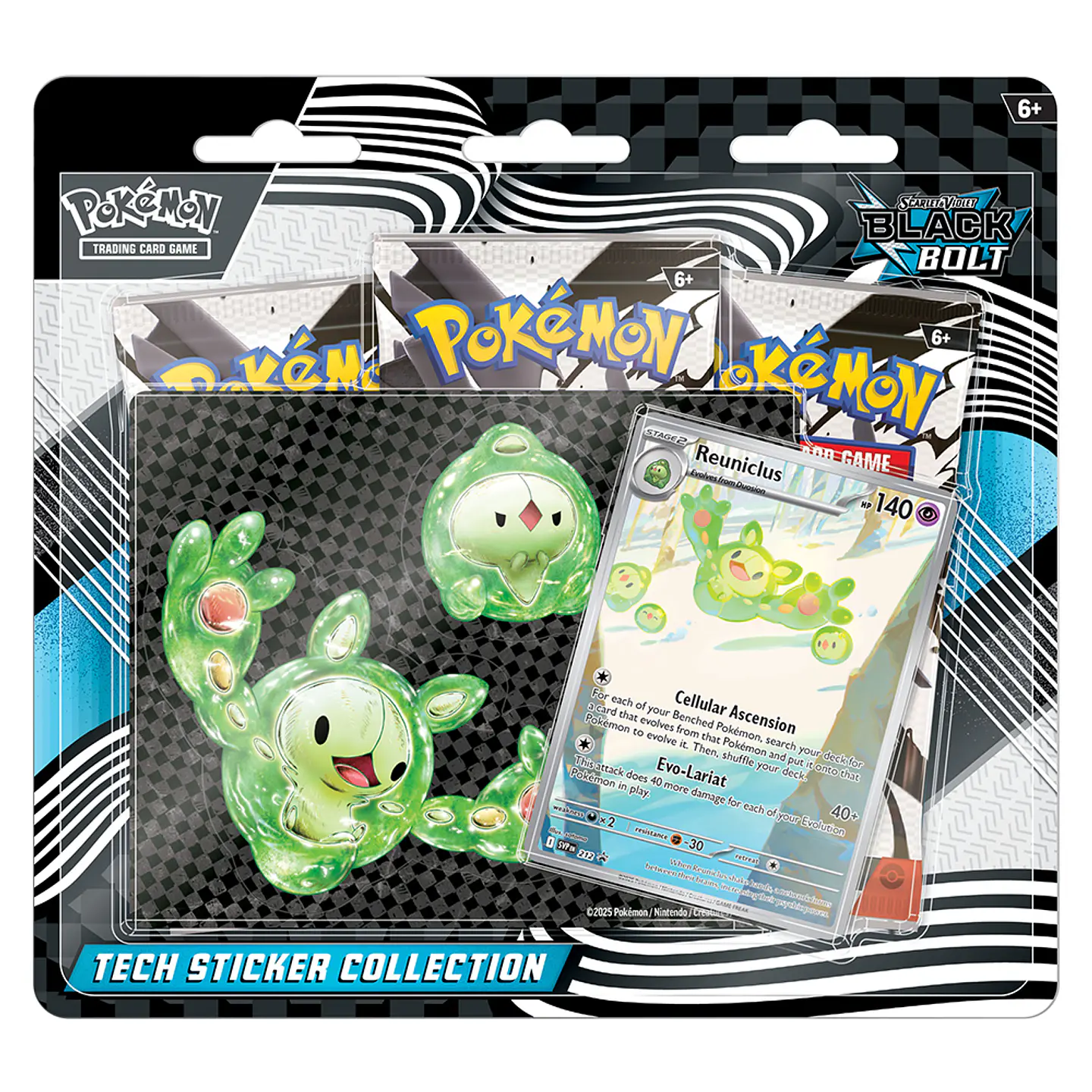 Pokemon - Black Bolt Tech Sticker Collection [INGLÉS] 1