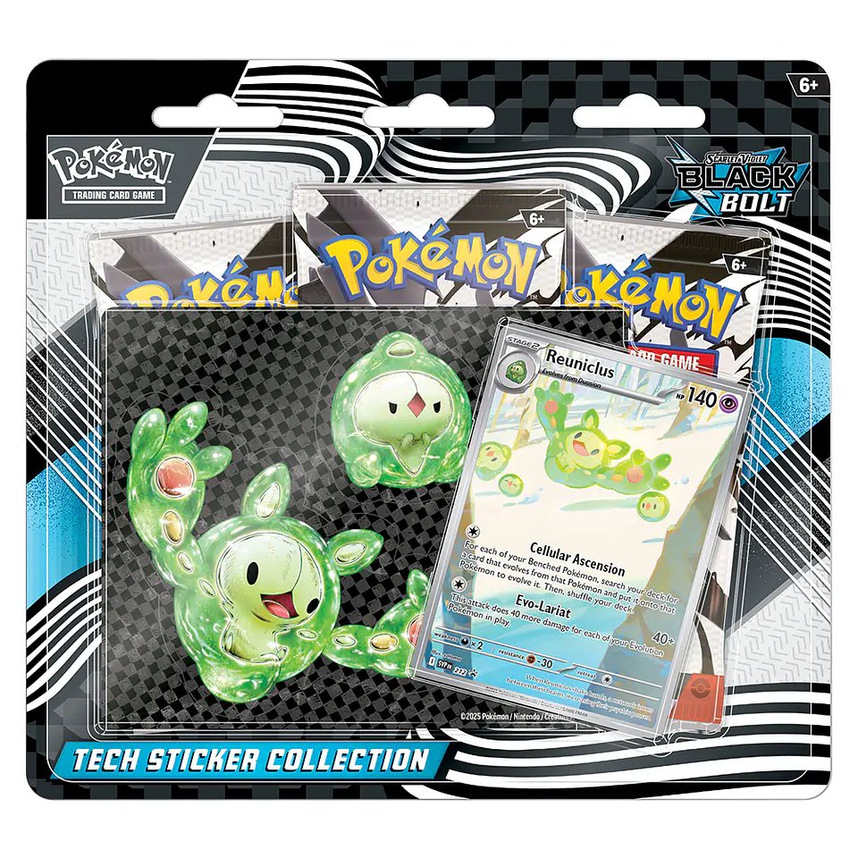 Pokemon - Black Bolt Tech Sticker Collection [INGLÉS] 1