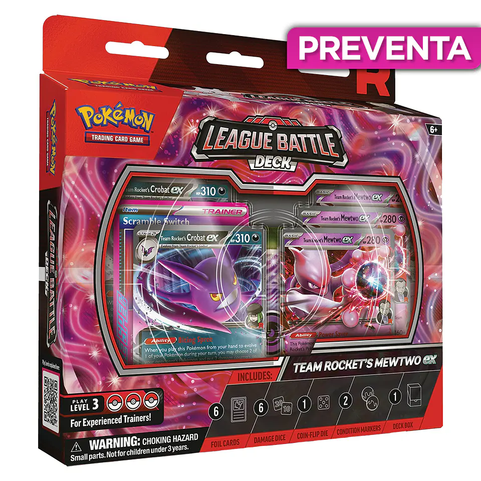 Pokemon Team Rocket’s Mewtwo ex League Battle Deck [INGLÉS] 1