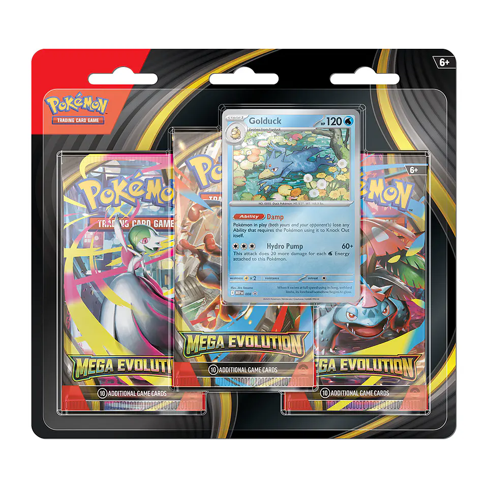 Pokemon Mega Evolution - 3 Pack Blister [INGLÉS] 2