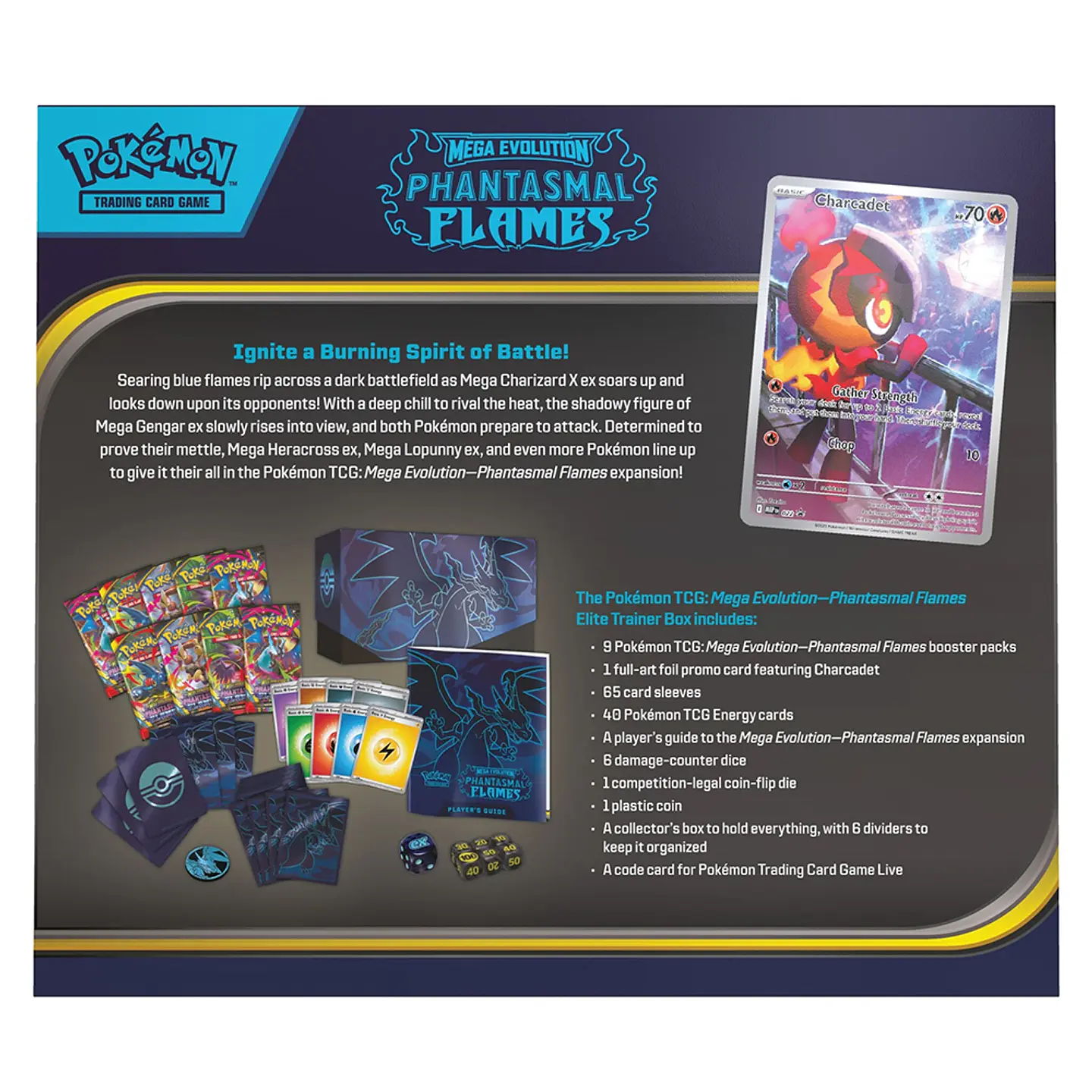 Pokemon Phantasmal Flames - Elite Trainer Box [INGLÉS - ESPAÑOL] 7