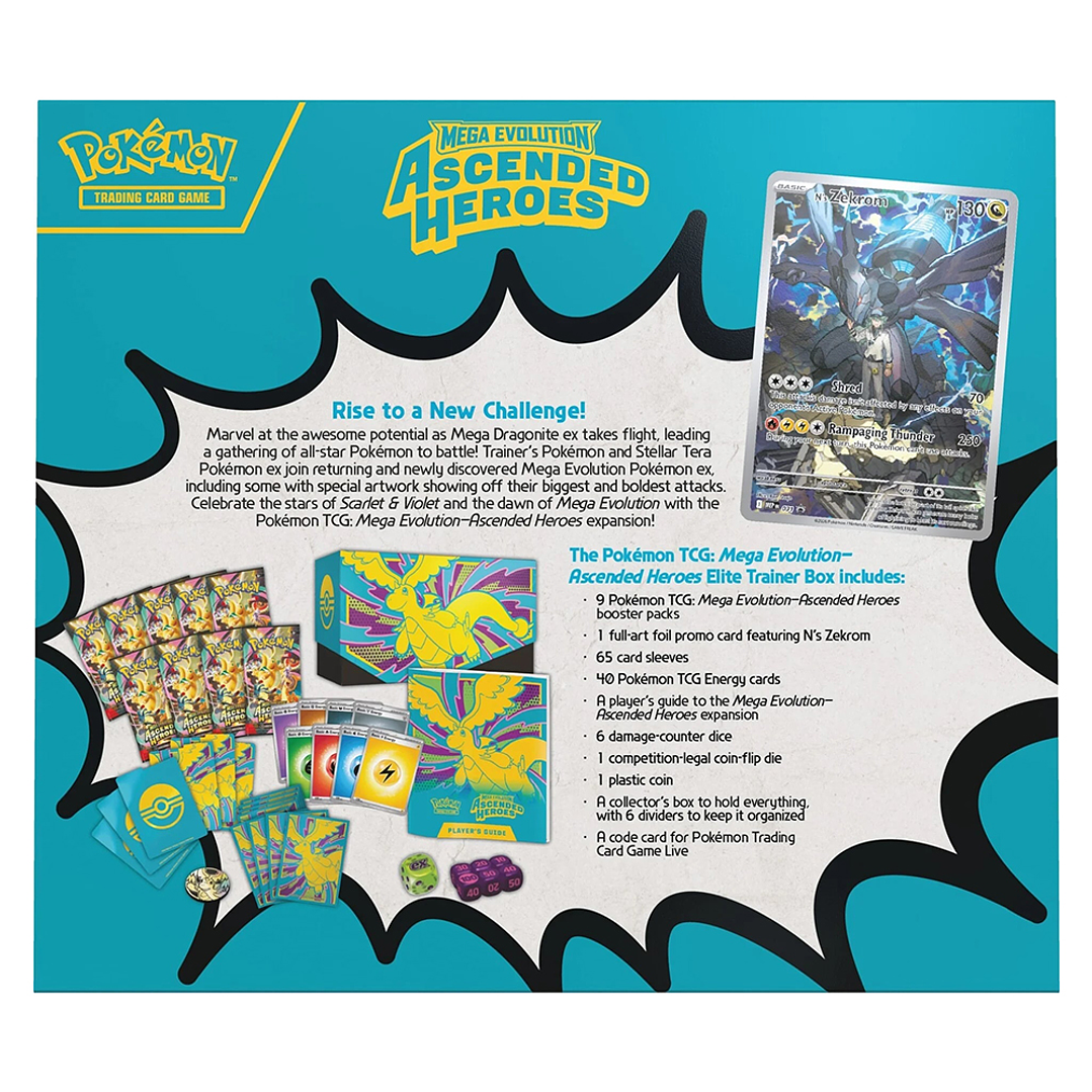 Pokemon Ascended Heroes - Elite Trainer Box [INGLÉS] 5