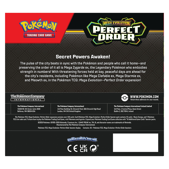 Pokemon Perfect Order - Booster Box [INGLÉS] 7