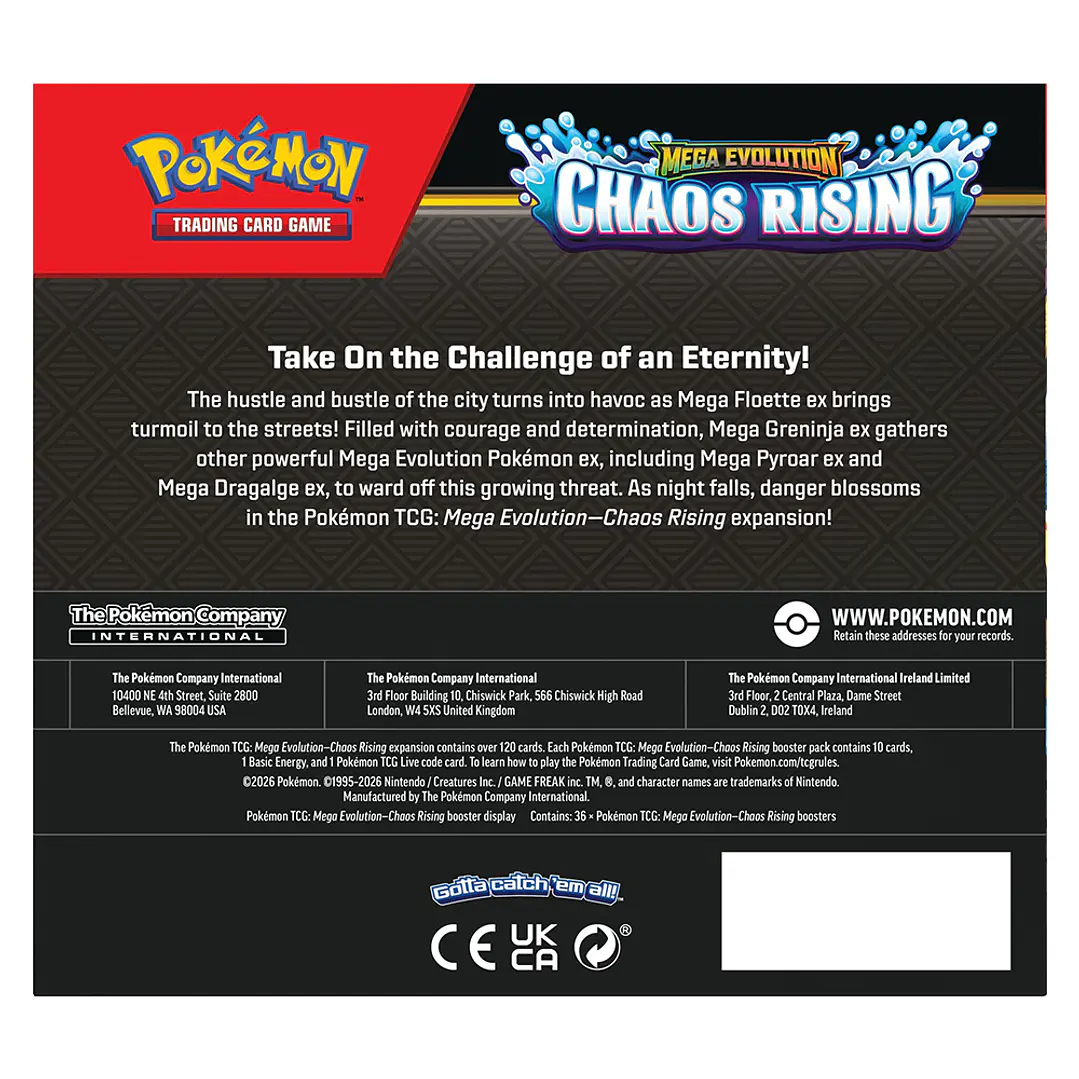 Pokemon Chaos Rising - Booster Box [INGLÉS] 6