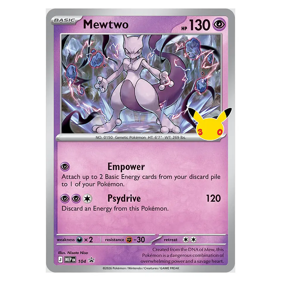 Pokemon 30th Celebration - Mewtwo Figure Collection [INGLÉS] 3