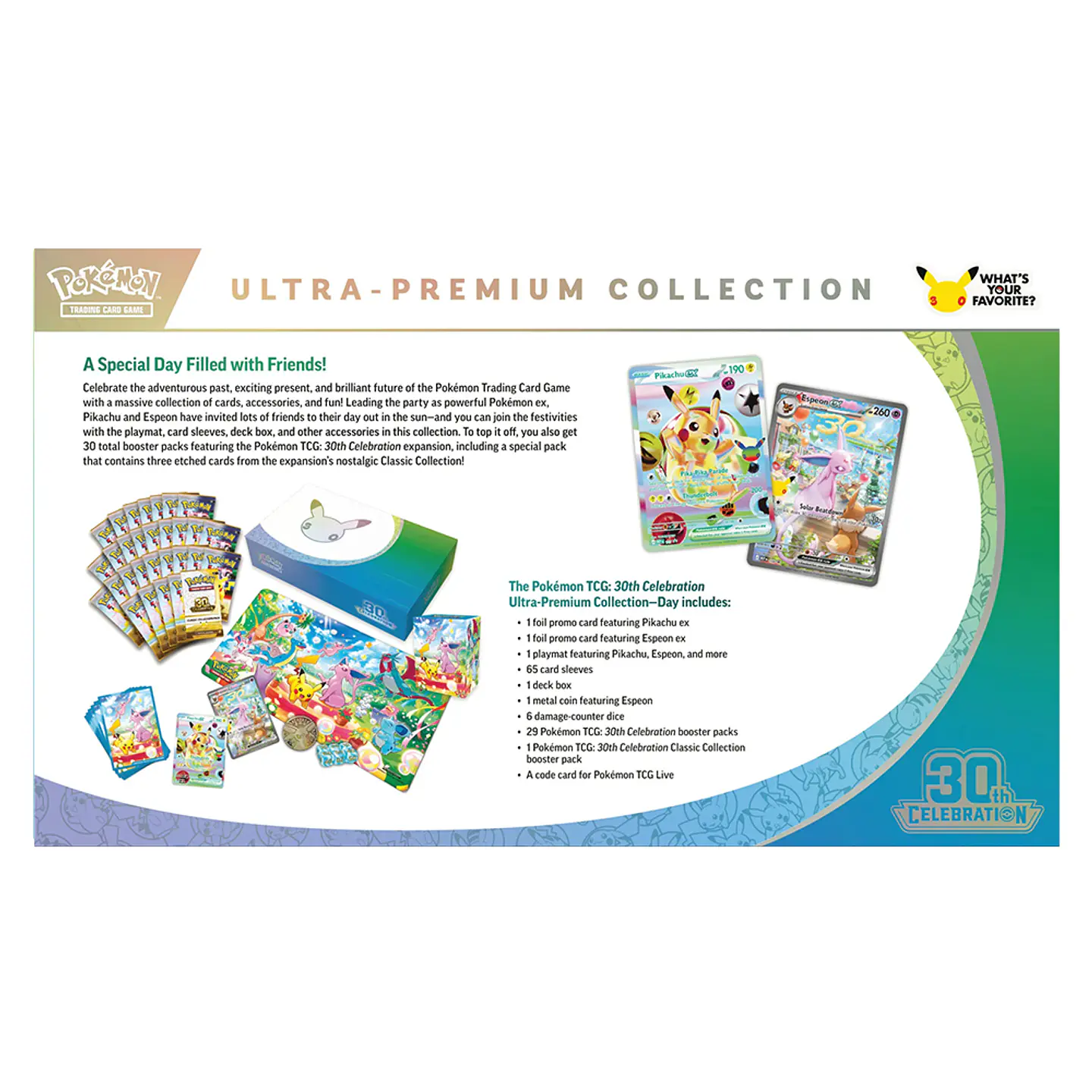 Pokemon 30th Celebration - Ultra Premium Collection [ESPEON] [INGLÉS] 5