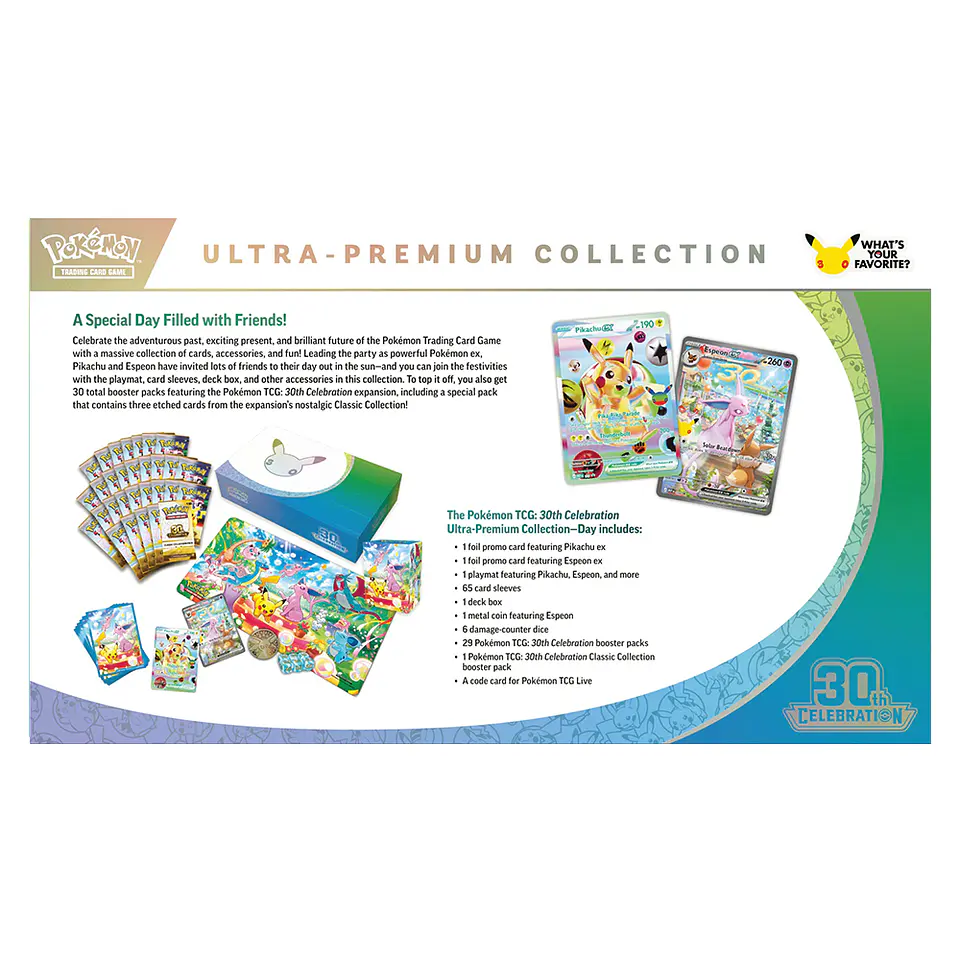 Pokemon 30th Celebration - Ultra Premium Collection [ESPEON] [INGLÉS] 5