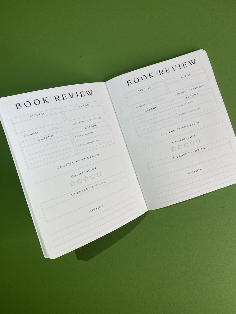 Mini Libreta de Reseñas 1