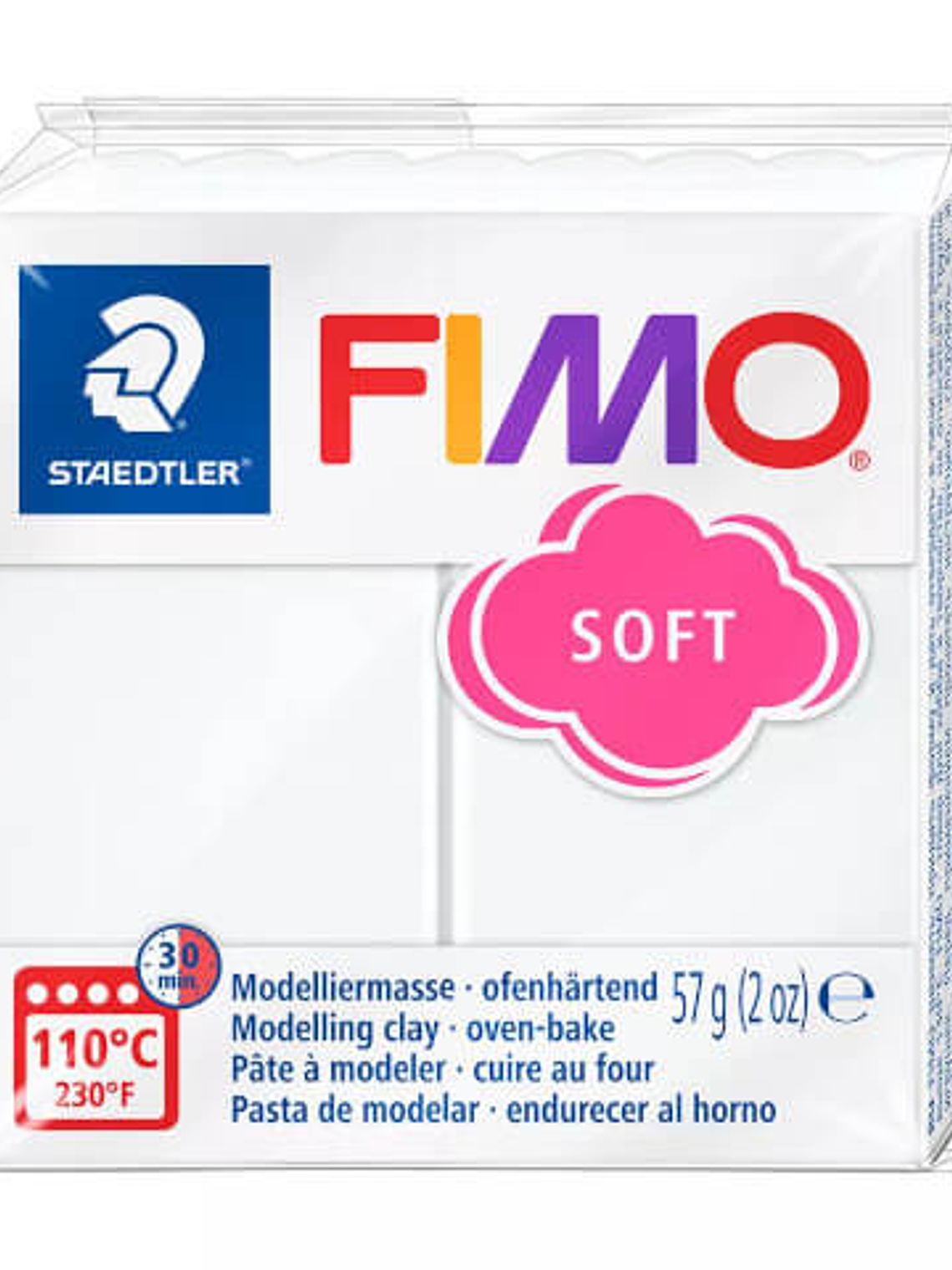 Fimo Soft 57gr Blanco (nº 0) 1