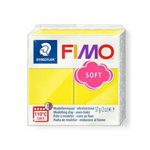 Fimo Soft 57gr Amarillo Limón (nº 10)