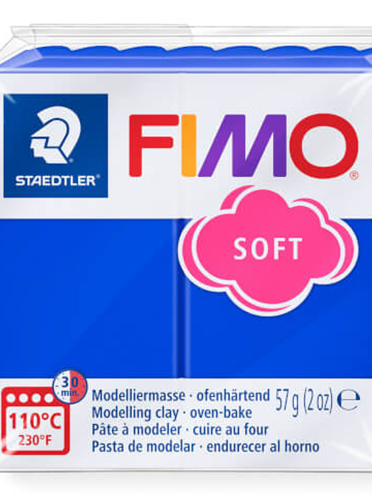 Fimo Soft 57gr Azul Brillante (nº 33) 1