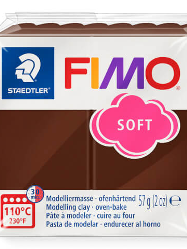 Fimo Soft 57gr Chocolate (nº 75) 1