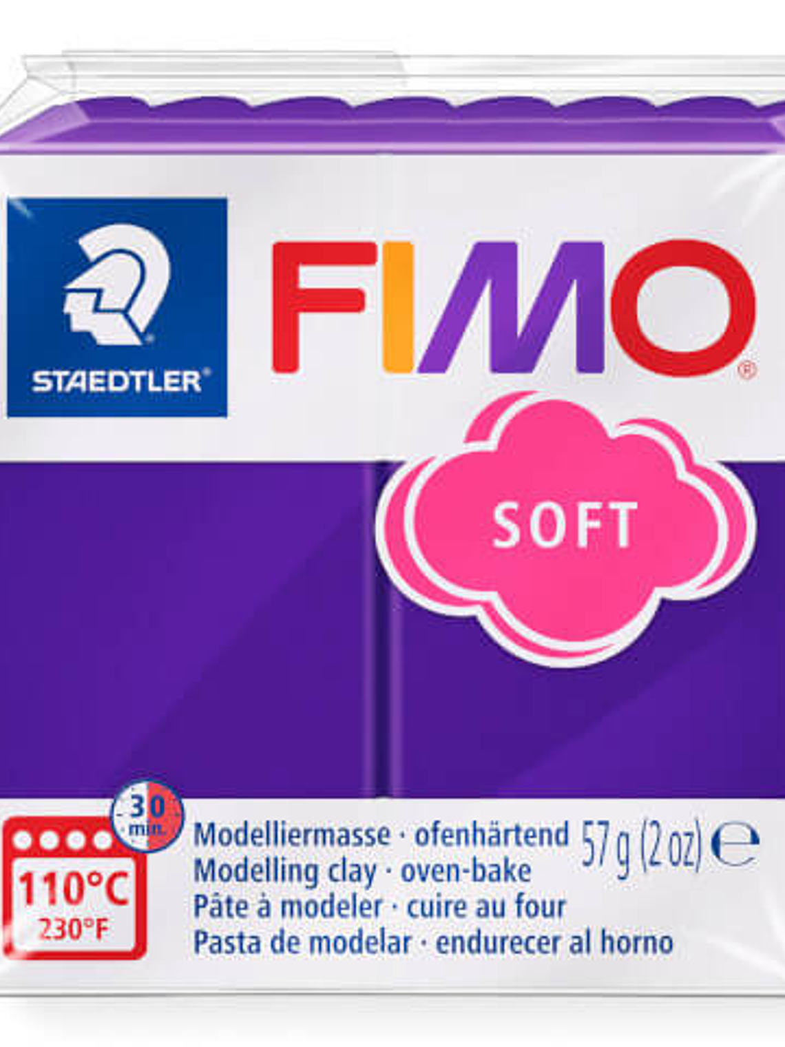 Fimo Soft 57gr Ciruela (nº 63) 1