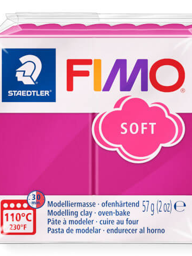 Fimo Soft 57gr Frambuesa (nº 22) 1