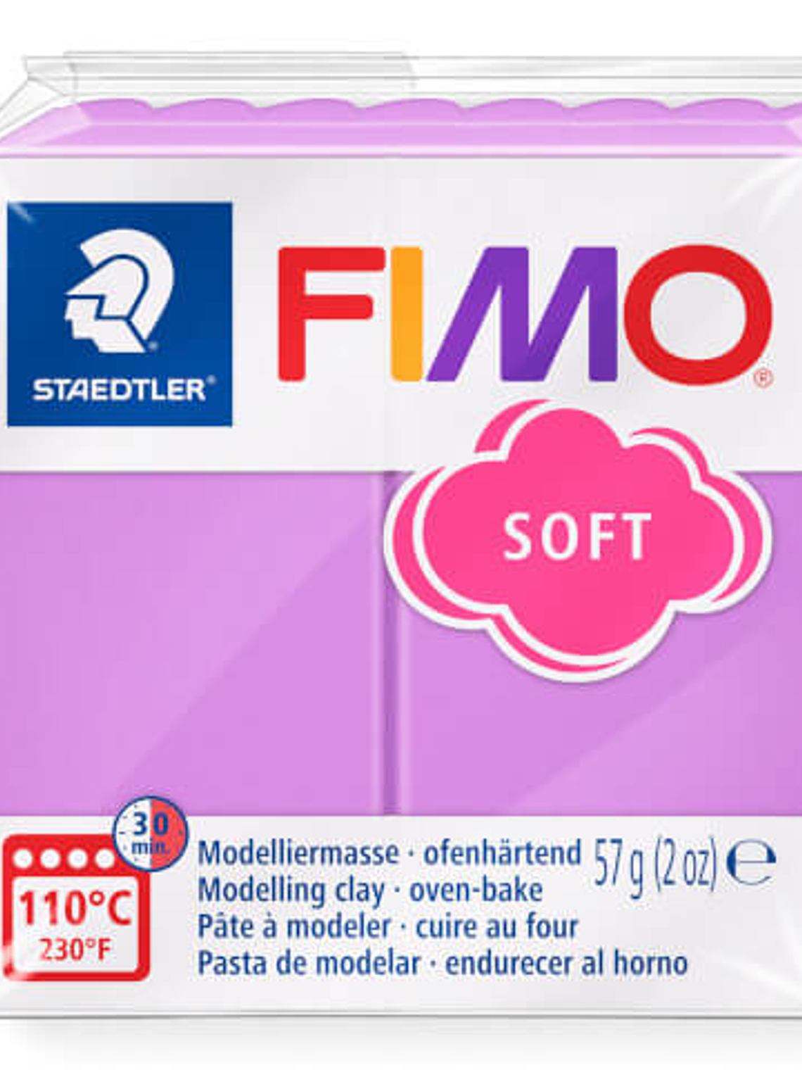 Fimo Soft 57gr Lavanda (nº 62) 1
