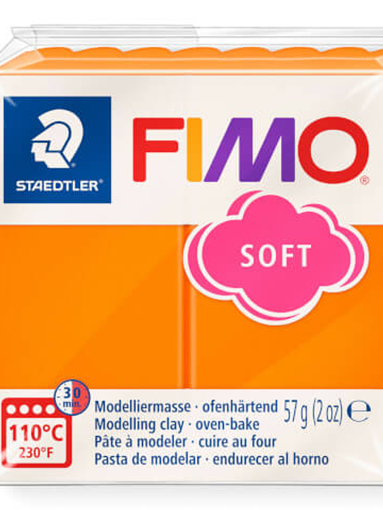 Fimo Soft 57gr Naranja (nº 42) 1