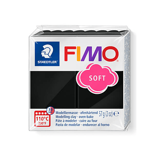 Fimo Soft 57gr Negro (nº 9)