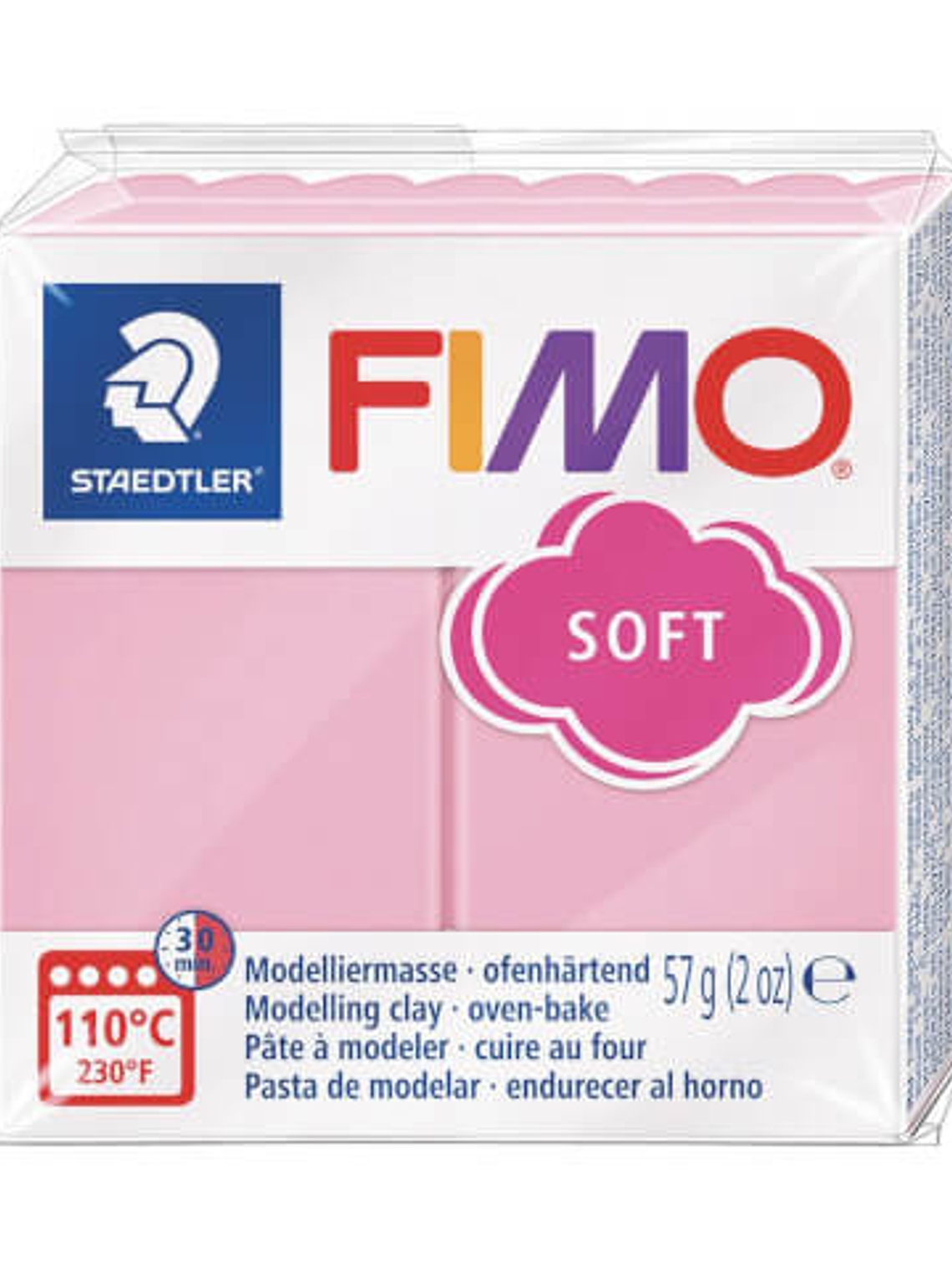 Fimo Soft 57gr Crema de Fresa (nº T21) 1