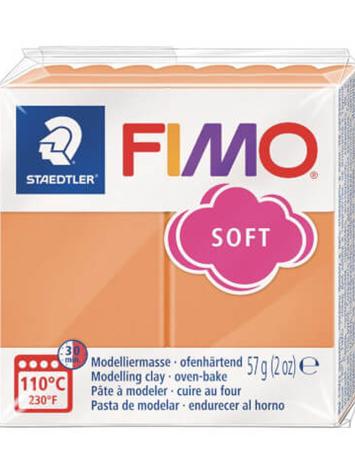 Fimo Soft 57gr Sorbete de Papaya (nº T41) 1