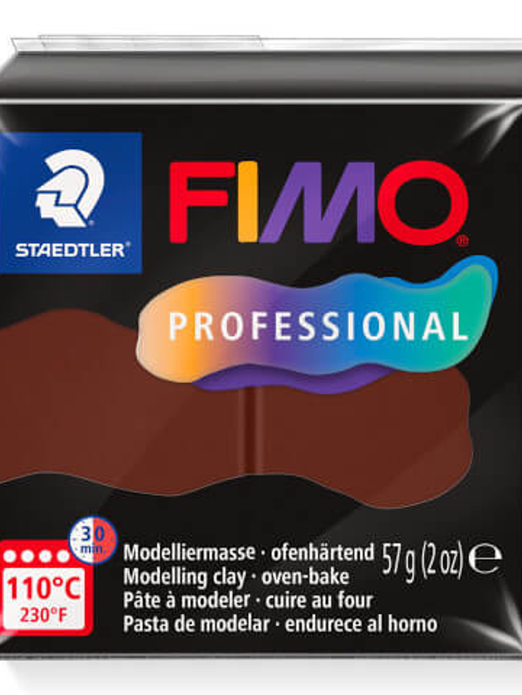 Fimo Professional 57gr - Chocolate (nº 77) 1