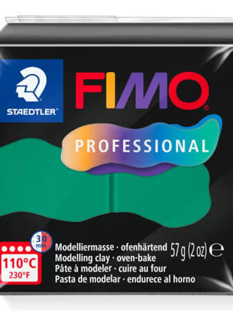 Fimo Professional 57gr - Verde Puro (nº 500) 1